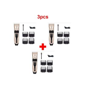 Dog Shaver Pet Teddy Cat Shaving Dog Hair Professional Hair Clipper (Option: Style A 3pcs)