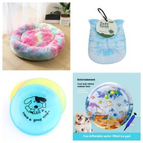 Silicone Flying Saucer Funny Pets Dog Cat Toy Dog Game Flying Discs Resistant Chew Puppy Training Interactive Pet Supplies (Option: Set-1PC)